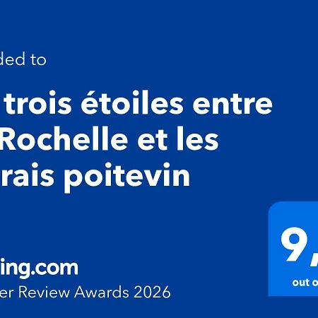 Un Trois Etoiles Entre La Rochelle Et Les Marais Poitevin アパート *
